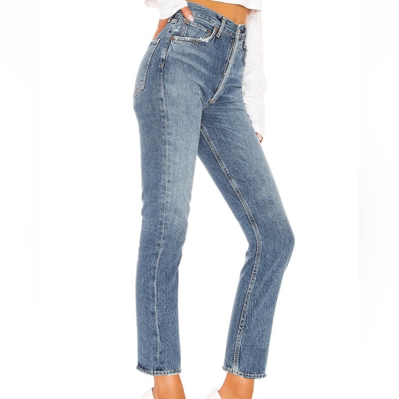 Agolde Riley Crop Jeans - Picture 2 of 6